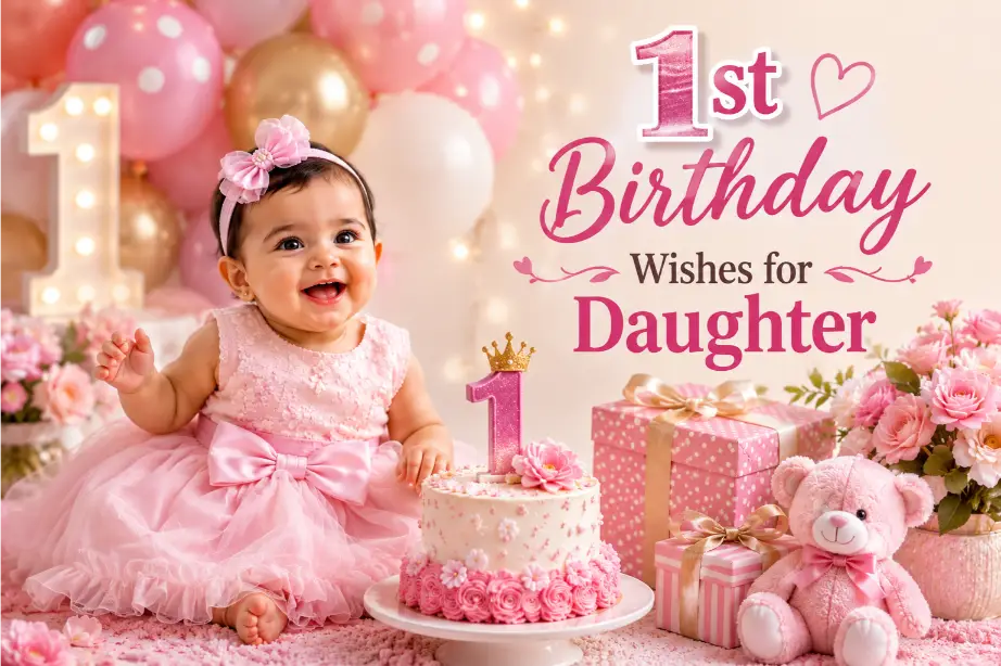 1st Birthday Wishes for Daughter