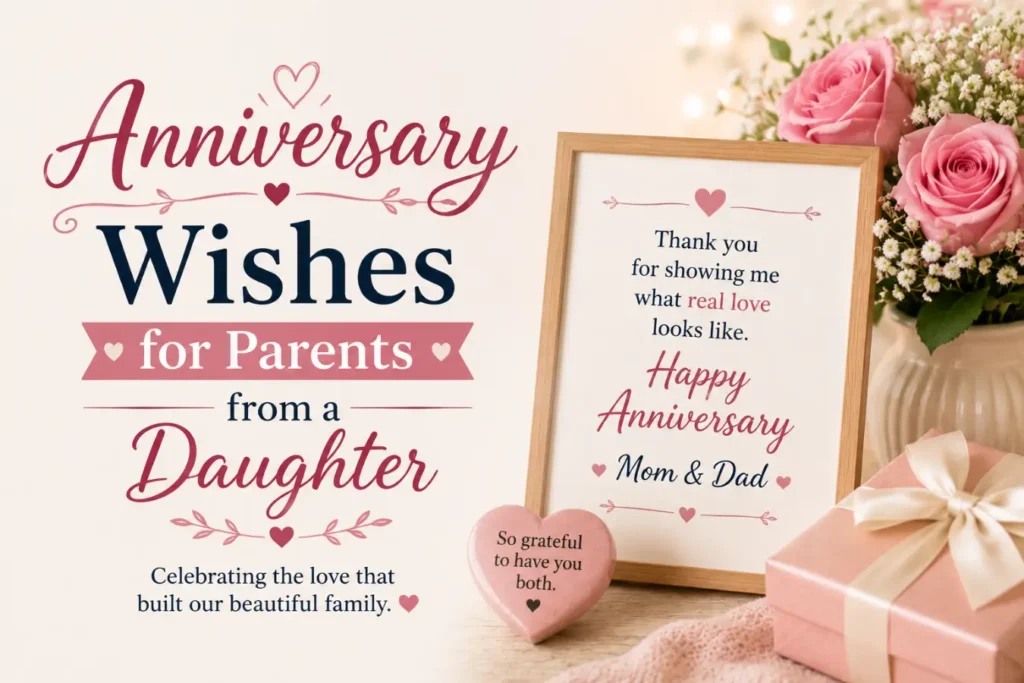 Anniversary Wishes for Parents from a Daughter