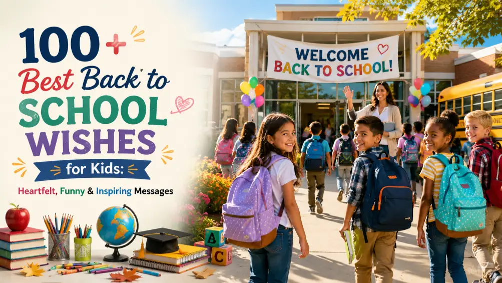 Back to School Wishes for Kids