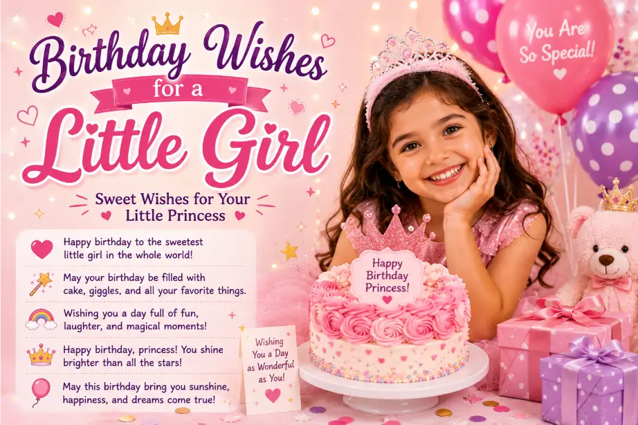 Birthday Wishes for a Little Girl