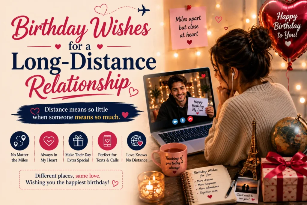 Birthday Wishes for a Long-Distance Relationship