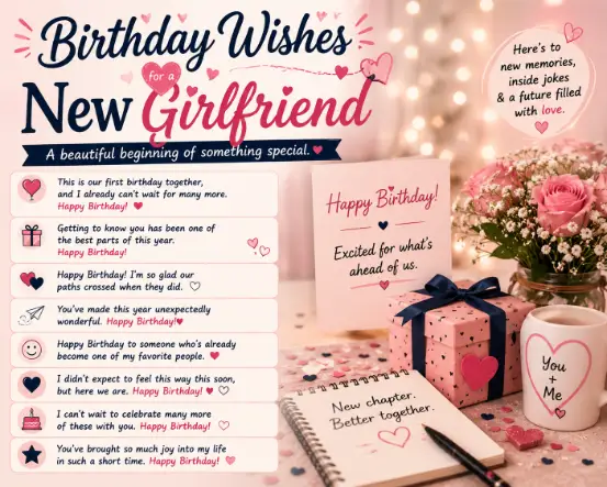 Birthday Wishes for a New Girlfriend