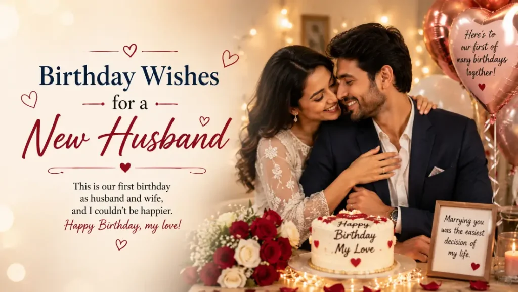 Birthday Wishes for a New Husband