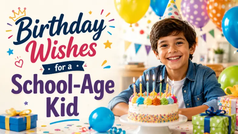 Birthday Wishes for a School-Age Kid