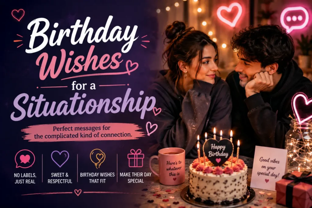 Birthday Wishes for a Situationship