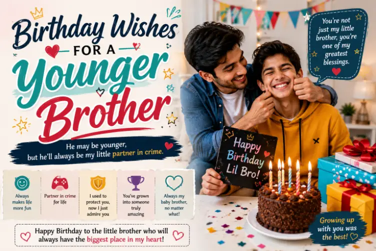 Birthday Wishes for a Younger Brother