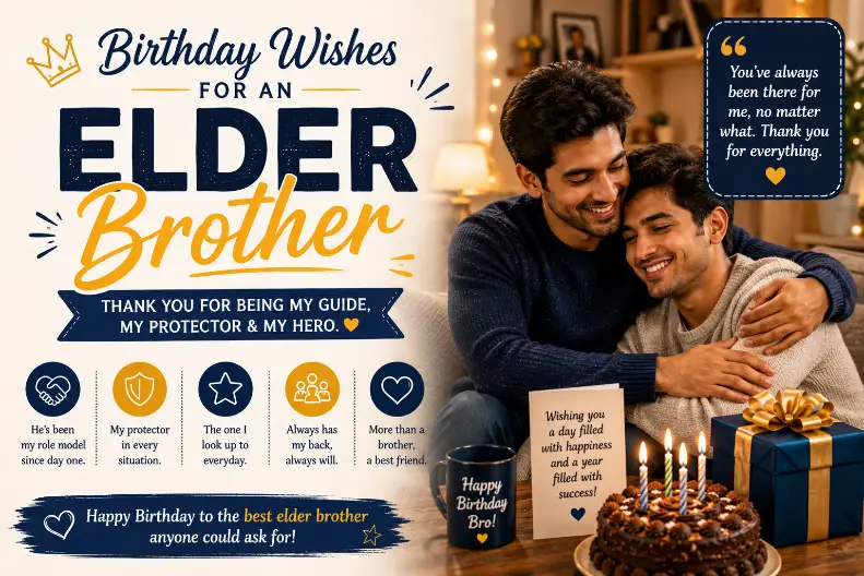Birthday Wishes for an Elder Brother
