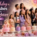 Birthday Wishes for Daughter by Age