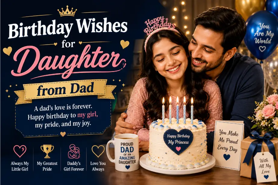Birthday Wishes for Daughter from Dad