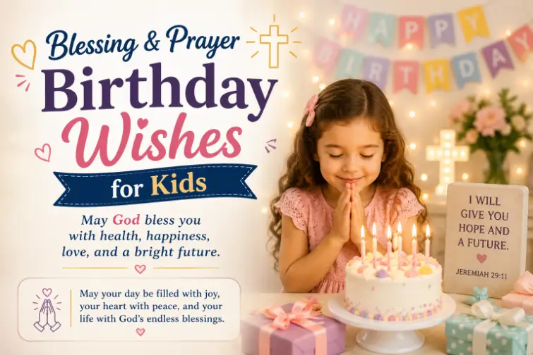 Blessing & Prayer Birthday Wishes for Kids