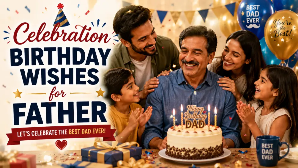 Celebration Birthday Wishes for Father