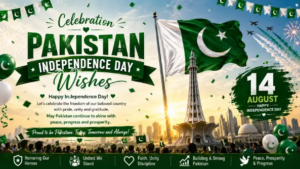 Celebration Pakistan Independence Day Wishes