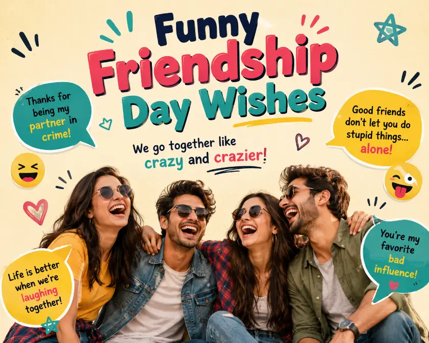 Funny Friendship Day Wishes