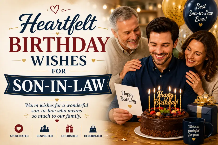 Heartfelt Birthday Wishes for Son-in-Law
