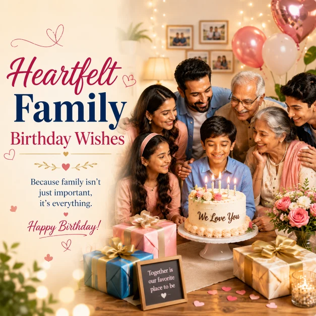 Heartfelt Family Birthday Wishes