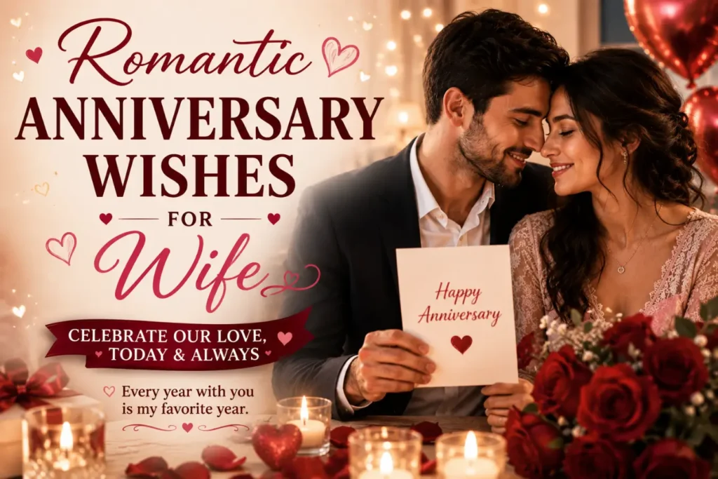 Romantic Anniversary Wishes for Wife