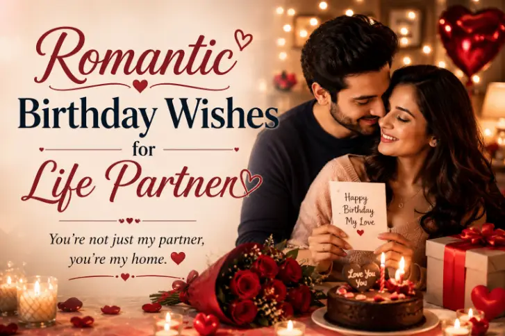 Romantic Birthday Wishes for Life Partner