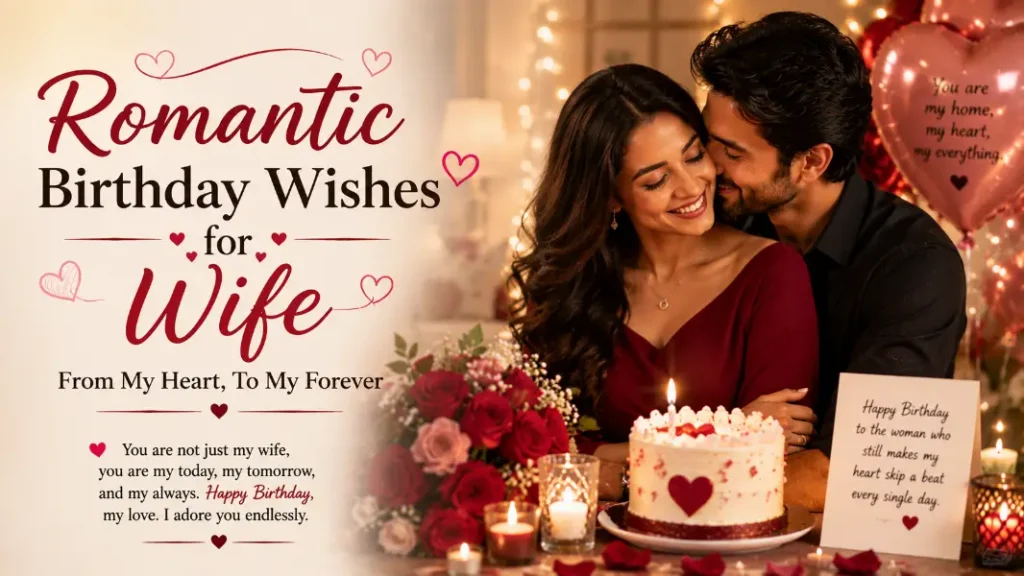 Romantic Birthday Wishes for Wife