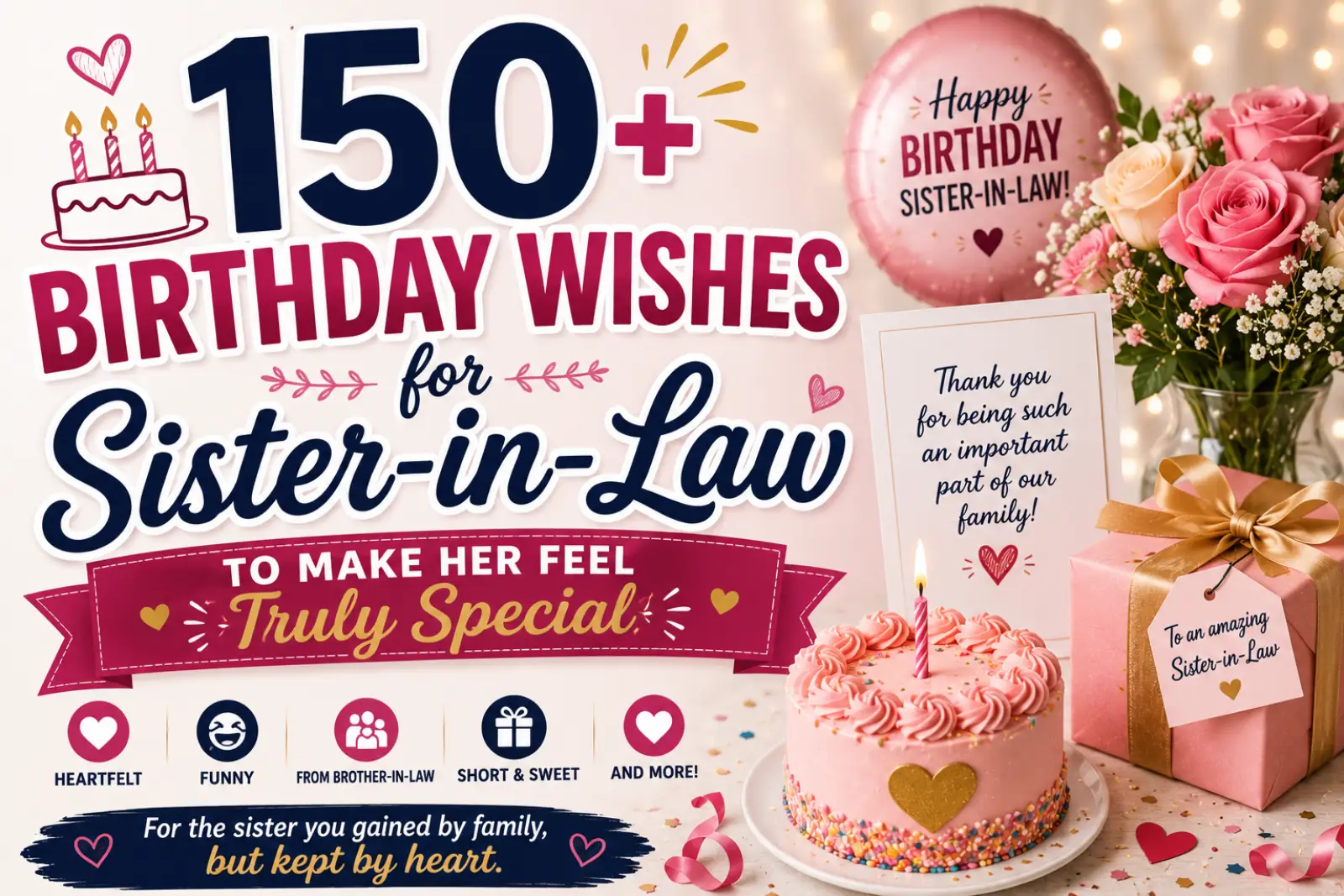 Sister-in-Law Birthday Wishes