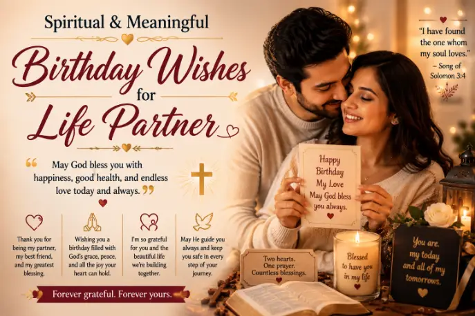 Spiritual & Meaningful Birthday Wishes for Life Partner
