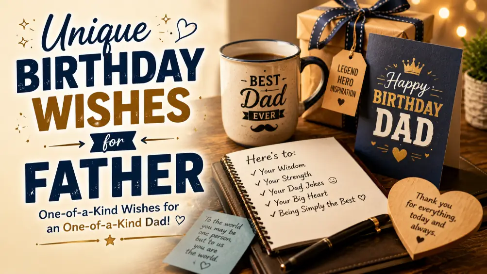 Unique Birthday Wishes for Father