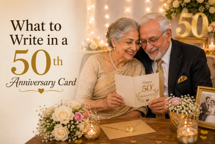 What to Write in a 50th Anniversary Card