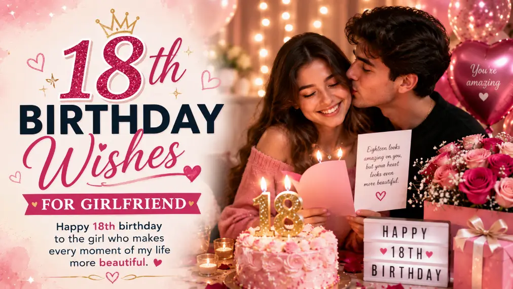 18th Birthday Wishes for Girlfriend