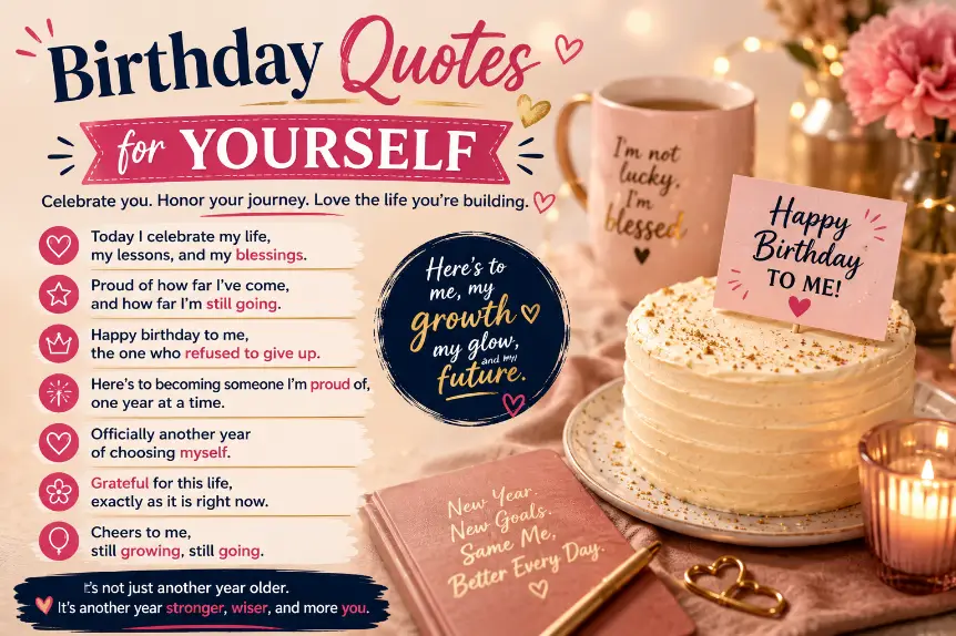 Birthday Quotes for Yourself