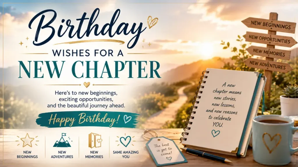 Birthday Wishes for a New Chapter