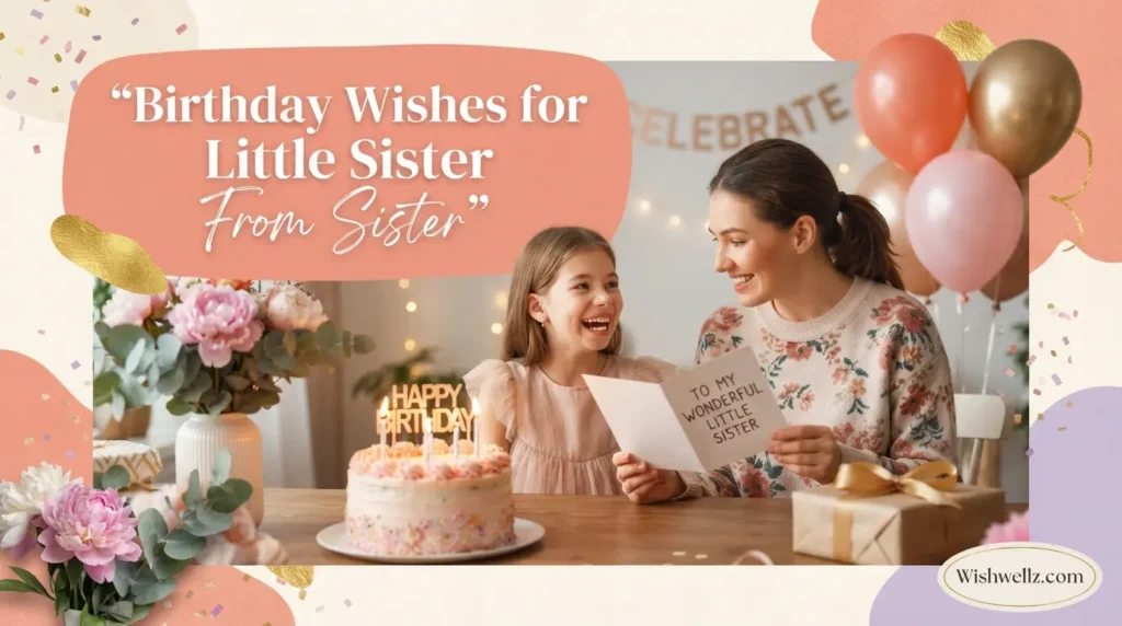 Birthday Wishes for Little Sister From Sister