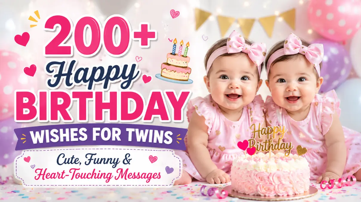 Birthday Wishes for Twins