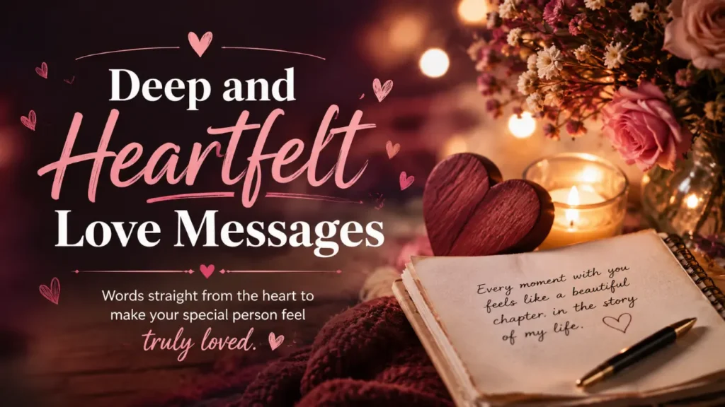 Deep and Heartfelt Love Messages