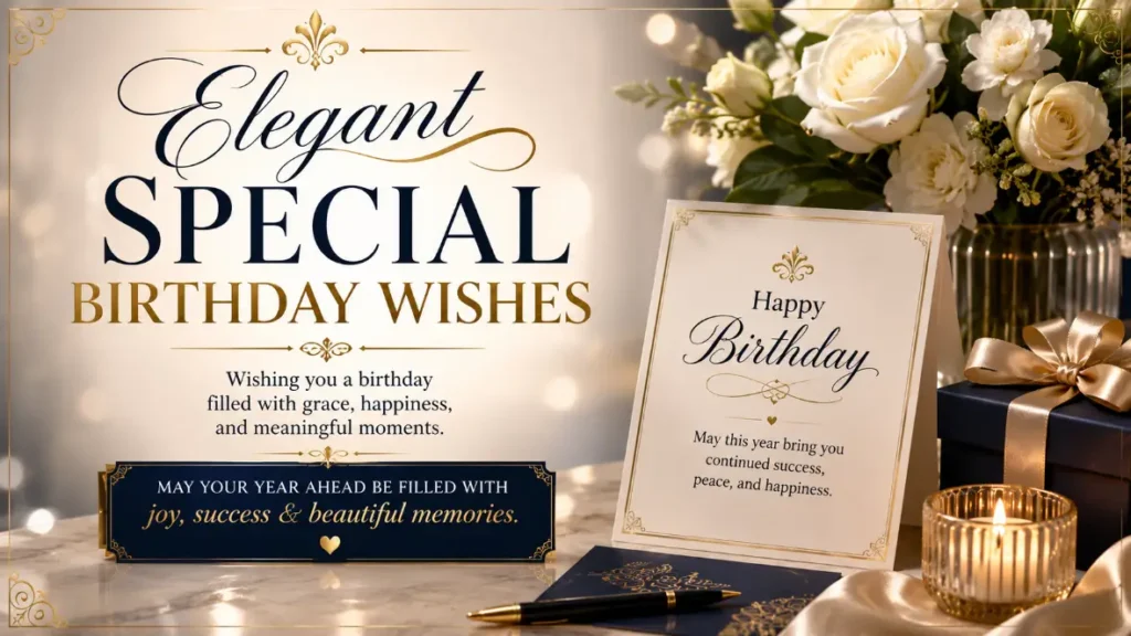 Elegant Special Birthday Wishes