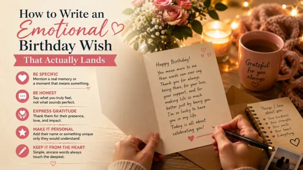 Emotional Birthday Wish That Actually Lands