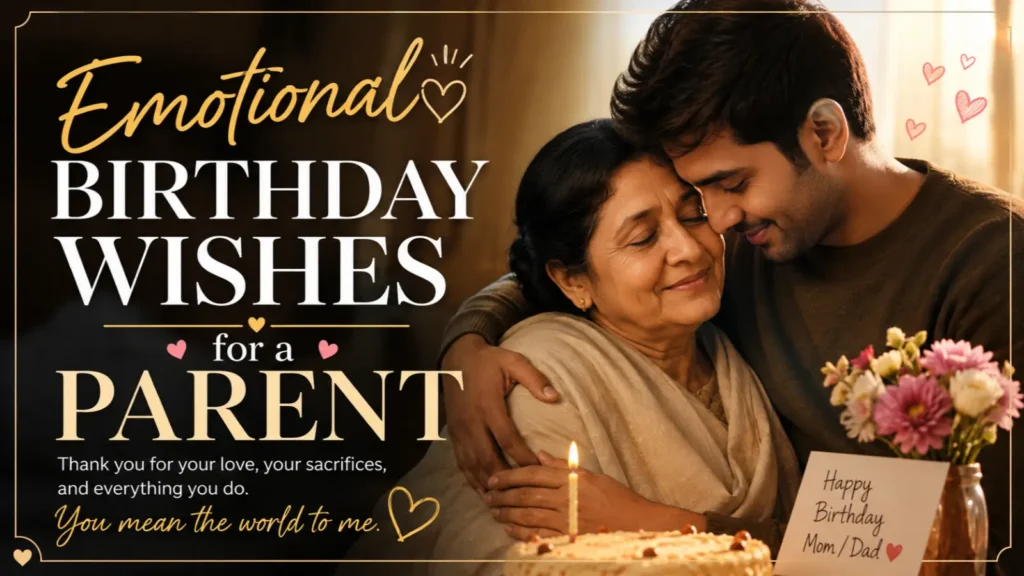 Emotional Birthday Wishes for a Parent