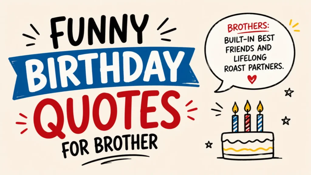 Funny Birthday Quotes for Brother