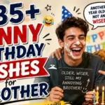 Funny Birthday Wishes for Brother