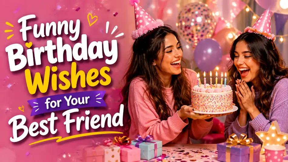 Funny Birthday Wishes for Your Best Friend