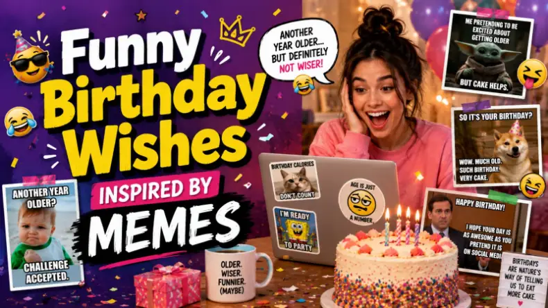 Funny Birthday Wishes Inspired by Memes