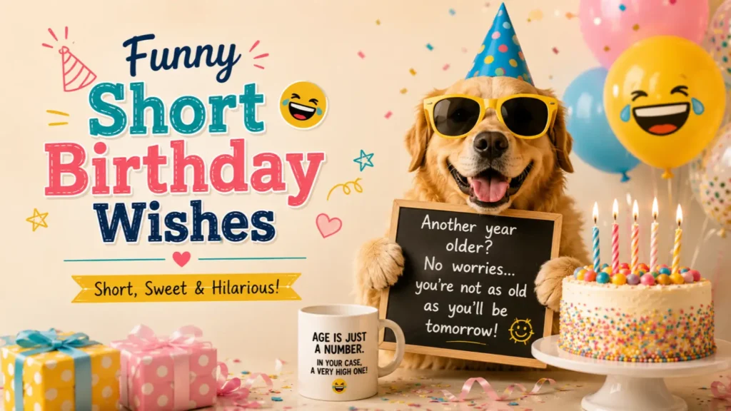 Funny Short Birthday Wishes