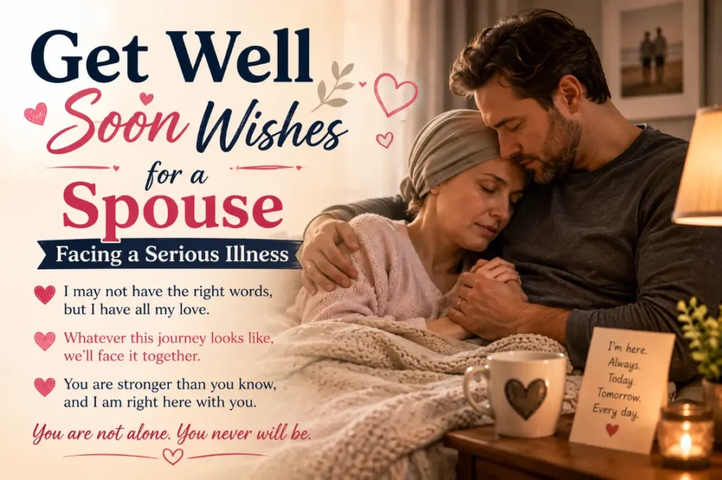 Get Well Soon Wishes for a Spouse Facing a Serious Illness
