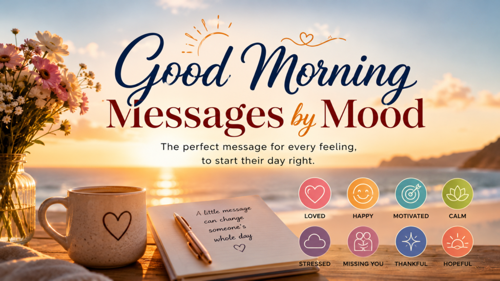 Good Morning Messages by Mood