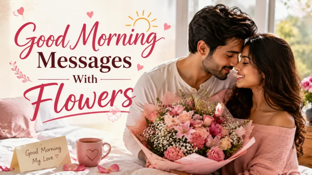 Good Morning Messages With Flowers