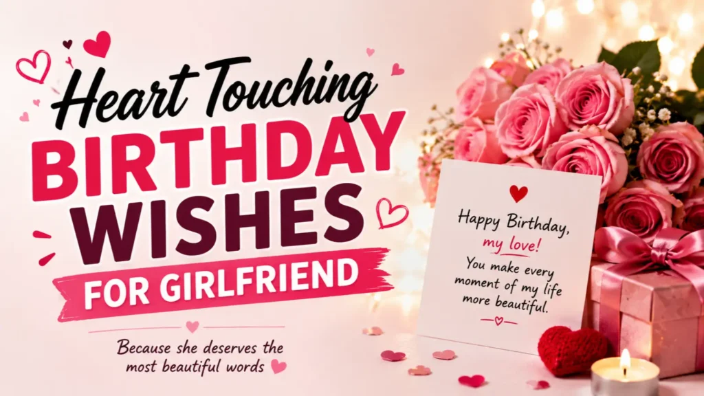 Heart Touching Birthday Wishes for Girlfriend