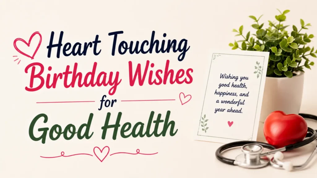 Heart Touching Birthday Wishes for Good Health