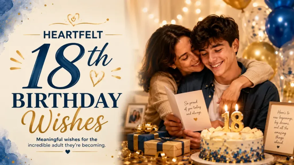Heartfelt 18th Birthday Wishes