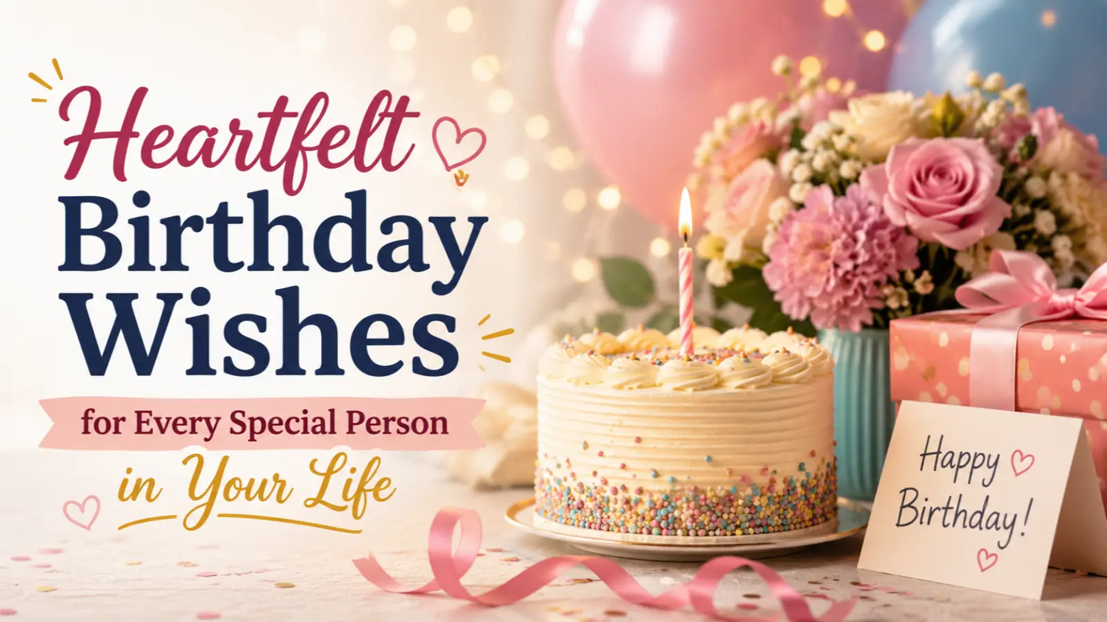 Heartfelt Birthday Wishes