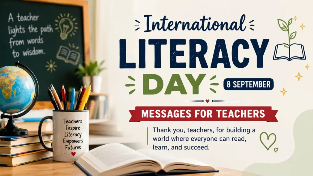 International Literacy Day Messages for Teachers