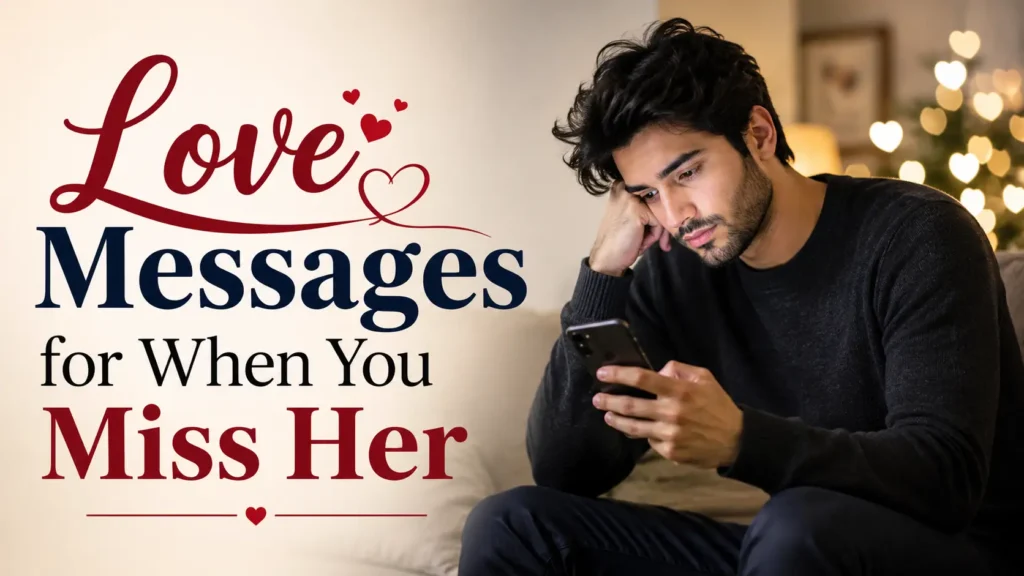 Love Messages for When You Miss Her