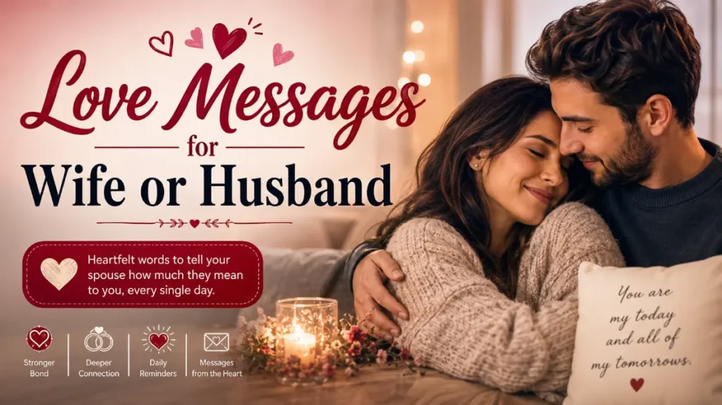 Love Messages for Wife or Husband